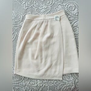 Club Monaco Cream Mini Pencil Skirt